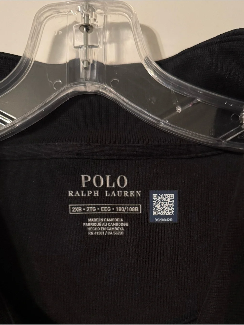 Polo by Ralph Lauren Black Half-Zip Sweatshirt with Red Pony